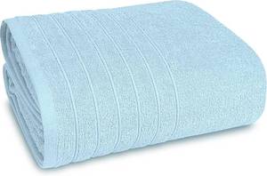 lot 18681 image: Tens Towels Pack of 1 Jumbo Bath Sheet 40 x 80 Inches, Extra Large & Light Weight, Quicker to Dry, 100% Cotton, Super Soft & Absorbent, Perfect to Wrap Yourself in, Sky Blue
