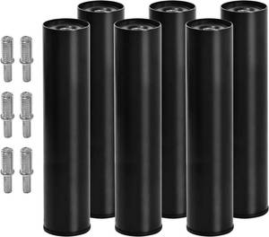 lot 22326 image: 12 inch Metal Bed Legs Replacement for Adjustable Bed Base Frame, Changeable Threading Set of 6