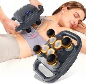 lot 22331 image: Massage Gun, Deep Tissue Percussion Massager with 9 Intensity Levels for Neck, Back, Shoulders, Legs Pain Relief & Recovery in Office, Family and Traveling (8 Head Massage Gun)