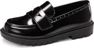 lot 22358 image: PATPAT Kids Loafers Boys Dress Shoes for Girls School Penny Loafers Chunky Platform Slip On Flats Uniform Church Moccasins