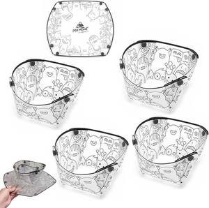 lot 22771 image: Collapsible Bowl Set,Portable Camping Tableware,Food Grade Material Free Folding Bowl for Outdoor Camping Hiking Family Picnic Trips,3 pieces,7 5.5 3.5 Inches