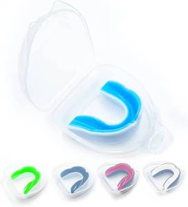 lot 22776 image: Kids Youth Mouth Guard for Sports, Boys Girls Mouthguard for Football Boxing MMA Lacrosse Basketball Taekwondo Karate Wrestling (5 Pack)
