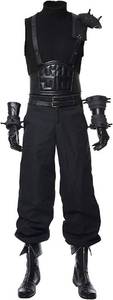 lot 22831 image: Adult Black Costume Halloween Cosplay Suit size small