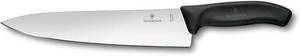 lot 22844 image: Victorinox Chef Knife 8 Inch - Swiss Classic Straight Edge Chefs Knife, Kitchen Knife with Stainless Steel Blade, Ergonomic Non-Slip Handle, Dishwasher Safe, Black