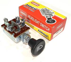 lot 22859 image: Universal 2-Position Push Button Headlight Switch AM-710C