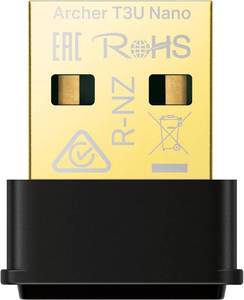 lot 22922 image: TP-Link Nano USB WiFi Adapter for PC(Archer T3U Nano)-AC1300 2.4G5G Dual-Band Wireless Network Transceiver Adapter for Desktop PC, Travel Size, Supports Windows 11,10, 8.1, 8, 7  up to Mac OS 10.15