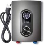 Mini Tankless Instant Water Heater Under Sink 3000W 120V Plug In, LED Digital Display with Big Control Knob, IPX4, Multiple Safety Features, 30-55  Thermostatic On Demand Electric Water Heater - Retail: $159.99