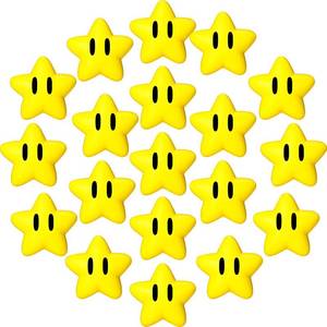 lot 18712 image: Mini Star Stress Ball for Birthday Decoration Party Favors Classroom Exchange Gifts Classroom Prizes School Carnival Reward Party Favors Fillers