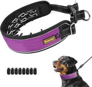 lot 18719 image: Mayerzon Patented No Pull Collar for Small Medium Large Dogs Beagle German Shepherd Rottweiler, Martingale Anti Pull Dog Collar with Buckle for Walking Training, Reflective, Adjustable, Waterproof
