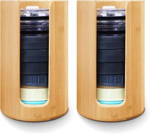 lot 18824 image: Wide Mouth Mason Jar Lid Organizer- Leak-Proof and Space-Saving (2pcs)