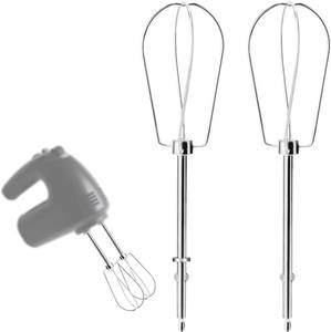 lot 18830 image: 2pcs Hand Mixer Beaters Attachments Compatible with, Universal Stainless Steel Hand Mixer Beaters Replacement for Cooking and Baking Tool Accessory