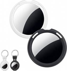 lot 18870 image: Tracker Tags 2 Pack Apple MFi Certified Works with Apple Find My (iOS Only) Air Bluetooth Smart Item Locator Tag Key Finder Waterproof Worldwide Tracking Device for Luggage Wallet Pets Kids Dogs Bag