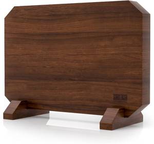 lot 22937 image: HOSHANHO Magnetic Knife Block, Thickened Acacia Wood Kitchen Knife Holder Stand with Strong Magnets, Multifunctional Double Side Knife Storage Organizer for Kitchen Counter