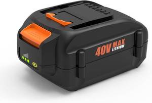 lot 21196 image: WA3580 40V 3.5Ah Lithium Battery Replacement for Worx 40V Battery Compatible with Worx 40 Volt Tools WG180 WG280 WG380 WG580 Not Fit 2x20v Tools