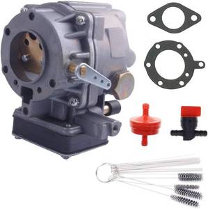 lot 21198 image: Carburetor Carb Compatible with Briggs & Stratton 693480 693479 694056 Replaces 495033 499306 495181 495026 499305 499307 with Gasket & Cleaning Tools