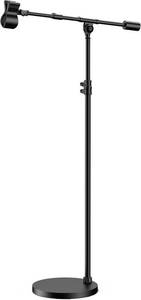 lot 22160 image: InnoGear Mic Stand, Max Height 82.28 Microphone Stand Floor Detachable Boom Mic Arm Stands with Weighted Base for Blue Yeti HyperX QuadCast Shure SM58 Samson Q2U Fifine K669B Singing Stage