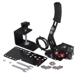lot 22167 image: CNRAQR PC Racing Game USB Handbrake for 16Bit SIM for Racing Games, Compatible with G27 G29 G920 G923 T500 T300 Simulate Linear Handbrake With Fixing Clip and Plate