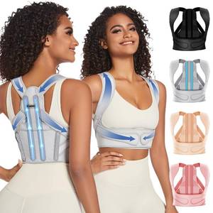 lot 22184 image: Fit Geno Posture Corrector for Women & Men Adjustable Lightweight Upper Back Brace for Neck Shoulder & Upper Back Pain Relief - Improve Posture Correct Hunchback Slouching Invisible Under Clothes (ML Under Bust 35 - 47)