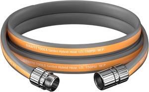 lot 22214 image: Giraffe Tools 5FT Garden Hose, 58 Lightweight Lay Flat Water Hose, No-Kink, Flexible Gardening Hose with Male to Female Aluminum Fitting, Customizable-Length Hose Pipe for Yard