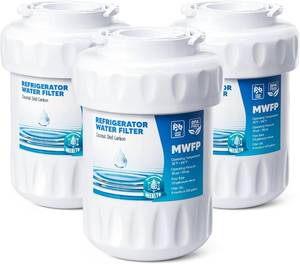 lot 22225 image: RWF0600A Water Filter, Fit for GE MWF, Smart-Water MWFP, MWFA, GWF, HDX FMG-1, WFC1201, GSE25GSHECSS, 197D6321P006, GSH25JSDDSS, Ken-more 9991, GSHS6LGBBHSS, PC75009, GSHS6HGDBCSS, 3packs BY AVXBYR