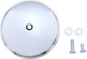lot 23339 image: 18-760 Air Cleaner Outer Cover for Billet Sucker and Big Sucker Stage, Chrome Cover Compatible with Most Harley Davidson Models