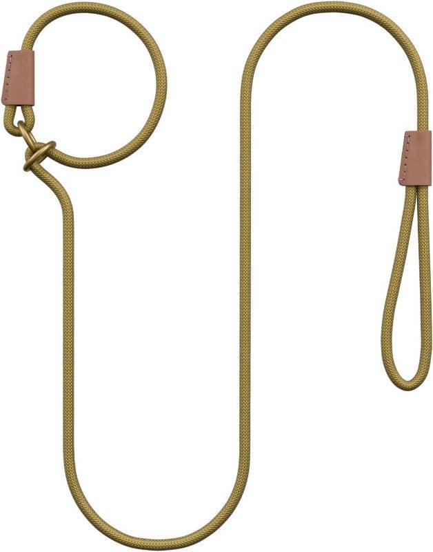lot 1944 image: Slip Lead Dog Leash No Pull No Collar Needed Easy OnOff Classic Comfortable Handle Lightweight Durable Strong Rope for Walking Hiking and Daily Outdoor Use, Khaki, 71 inch