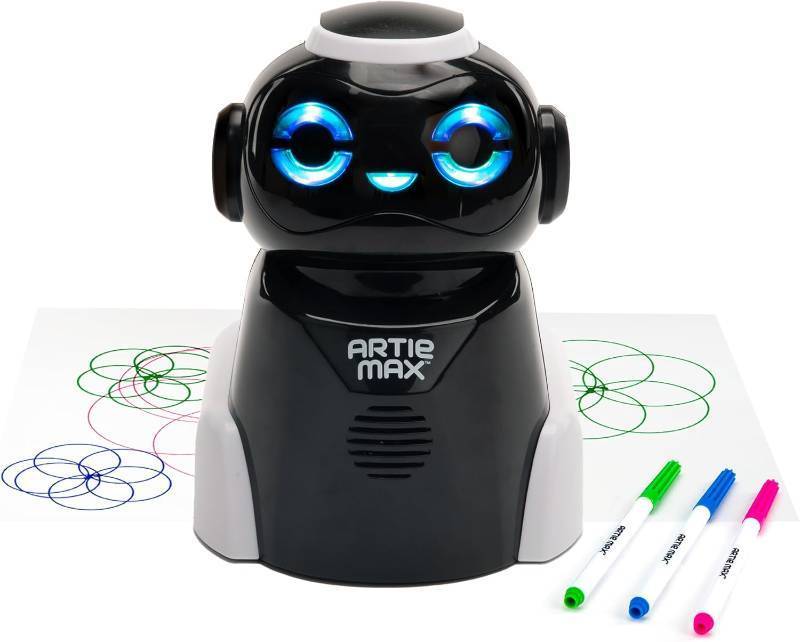lot 1199 image: Educational Insights Artie Max the Coding & Drawing Robot - STEM Robot Toys & Coding for Kids, Learn Programming and Robotics, Programmable Interactive Toy for Boys and Girls Ages 8