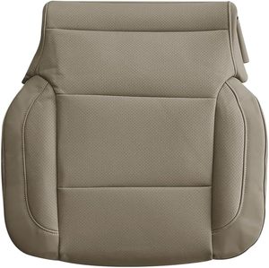 lot 22093 image: Driver or Passenger Side Bottom Replacement PERF Leather Seat Cover Compatible with Chevy Silverado GMC Sierra 1500 2500HD 3500HD 2015, 2016, 2017, 2018 & 2019