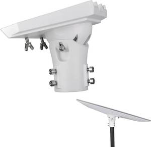 lot 22993 image: Pipe Adapter Pole Mount for Starlink Standard 44XGen3, Adjustable Pole Mount Adapter Kit for Starlink Standard 44X Dish, with Multiple Adjustment Capabilities, Aluminum Alloy, White