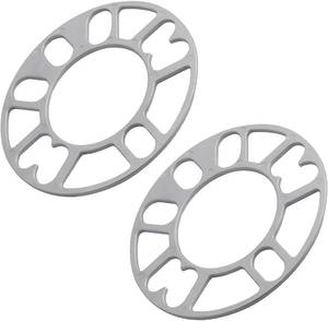 lot 23001 image: YoRise 2PCS 3 mm Car Wheel Spacers, PCD 100-120mm Aluminum Alloy Hub Centric Wheel Spacer for 4 & 5 Lug, Universal Car Tire Accessory for 4X100, 4X114.3, 5x108, 5x112, 5x120 Bolt Pattern(3MM)