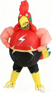 lot 23002 image: Inflatable Rooster Costume for Adult Size Full Body Chicken Blow Up Costumes Men Women Halloween Costume Cosplay