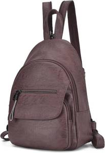lot 23009 image: Small Backpack Purse for Women Fashion PU Leather Backpack Convertible Ladies Sling Bag