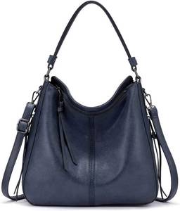 lot 23017 image: Realer Hobo Crossbody Bags for Women Designer Faux Leather Hobo Handbags Retro Large Size Shoulder Bag Bucket Purse