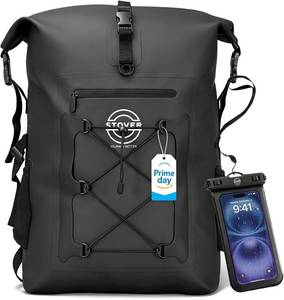 STOVER 5/10/25/30/40/55L Waterproof Dry Bag- Roll-Top Backpack w/Phone Case- Kayaking, Hiking, Camping, Boating- Men/Women