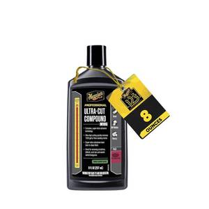 lot 23049 image: Meguiars Mirror Glaze M105 Ultra-Cut Compound, Car Rubbing Compound for Removing Scratches and Heavy Swirls While Adding Shine, Safe and Effective on All Glossy Car Paint and Clear Coats, 8 oz