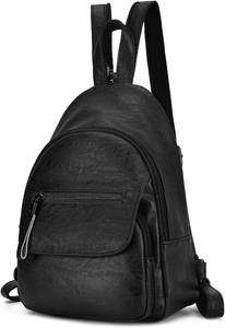 lot 23051 image: Small Backpack Purse for Women Fashion PU Leather Backpack Convertible Ladies Sling Bag