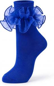 lot 23058 image: Dicry Womens Ruffle Lace Ankle Turn-Cuff Frilly Dress Socks