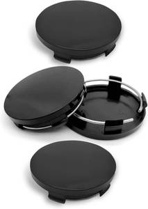 lot 23091 image: 4PCS Car Wheel Center Caps, 60MM2.36In OD 56MM2.2In ID Center Hub Cover, ABS Snap-in Vehicle Rim Hub Caps, Rustproof Dustproof Center Cap for Rims, Universal Wheel Hub Decoration (Black)