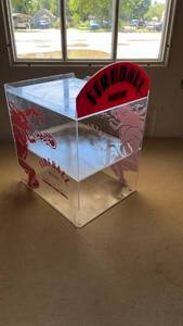 lot 14 image: Fireball Whisky Acrylic Countertop Display Stand