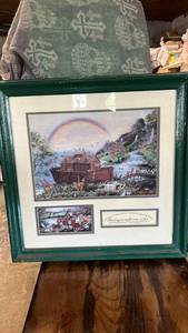 lot 58 image: Noahs Ark Framed Print - Standing on the Promises of God