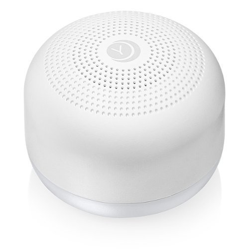 lot 37692 image: Yogasleep Travel Mini White Noise Sleep Sound Machine with Night Light  White - Retail $34
