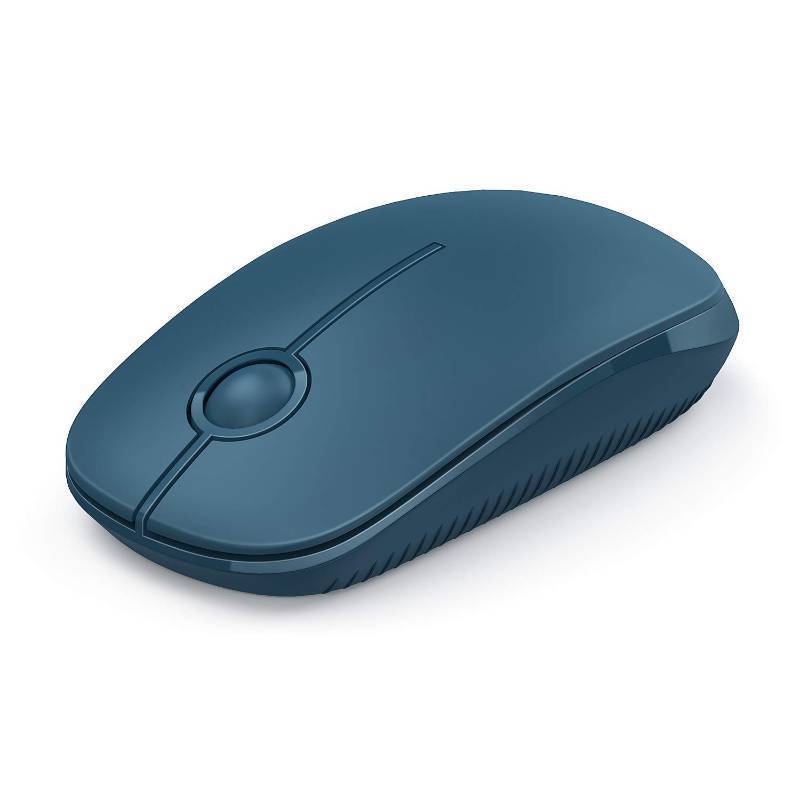 lot 37704 image: Wireless Mouse, 2.4G Slim Portable Computer Laptop Mouse with Nano Receiver Quiet Silent Optical Mice for Notebook, PC, Laptop, Computer-Sapphire Blue - Retail $13