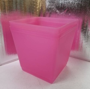 lot 46717 image: 8x8x8 Square Bins, 2 Pack - Retail $5