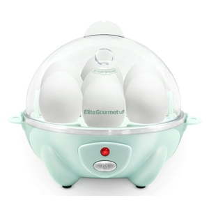 lot 46756 image: Elite Gourmet Easy Egg Cooker  mint blue - Retail $37