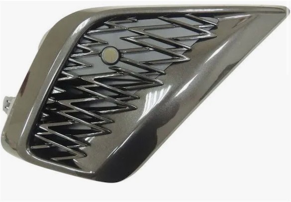lot 142171 image: Retails for $126 2018-2021 Lexus NX300 Bumper Cover Grille Action Crash LX1039135 Right - Passenger Side 18-21 Lexus Bumper Cover Grille
