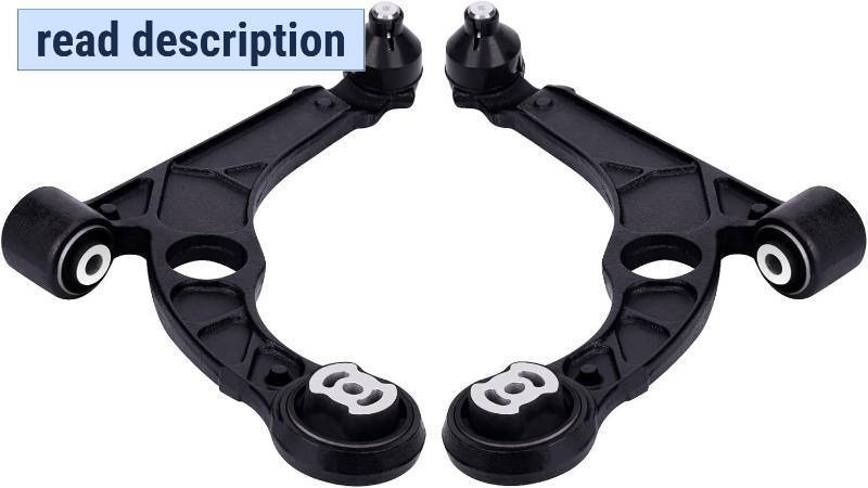 lot 142172 image: maXpeedingrods 2Pc Front Lower Control Arm wBall Joint for Chrysler 200 2015-2017 with 17in Wheels (2.4L  3.6L), Dodge Dart 2013-2016 (1.4L)
