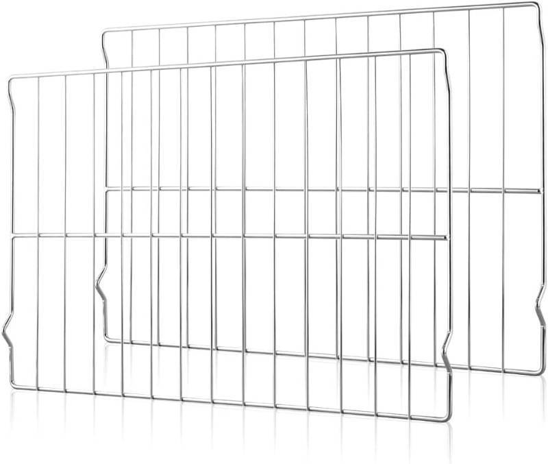 lot 131364 image: Upgraded 2Pcs Range Oven Racks W10256908 for WhirlpoolKitchenAidRoperMaytagKenmore Range, Replaces W10138079, 3195710, W10179196, 24 x 15.75 Size, Not Universal