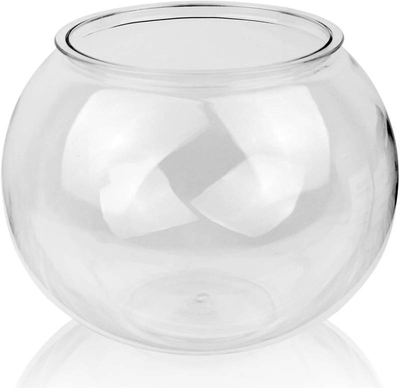 lot 231506 image: Newpol  Large Size  3 Gallon Plastic Fish Bowl, Aquarium Fish Tank 11.5 Liters