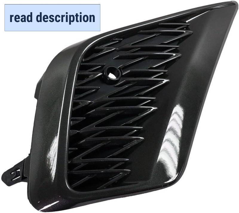 lot 231538 image: Retails for $209 Genuine OEM Bumper Face Bar Grilles Front Passenger Right Side Hand 5314178030 NX300h 21 53141-78030