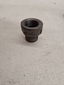 lot 16595 image: Jones Stephens Malleable Iron Fittings 1x12 Inch Reducing Coupling